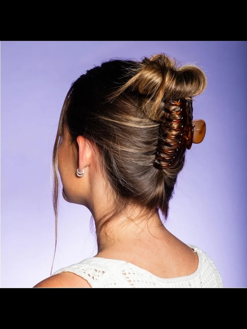 Thick Hair Claw Clips - Blue & Nude (2-Pack) BNIB